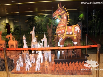 Выставка в международном аэропорту Мумбаи